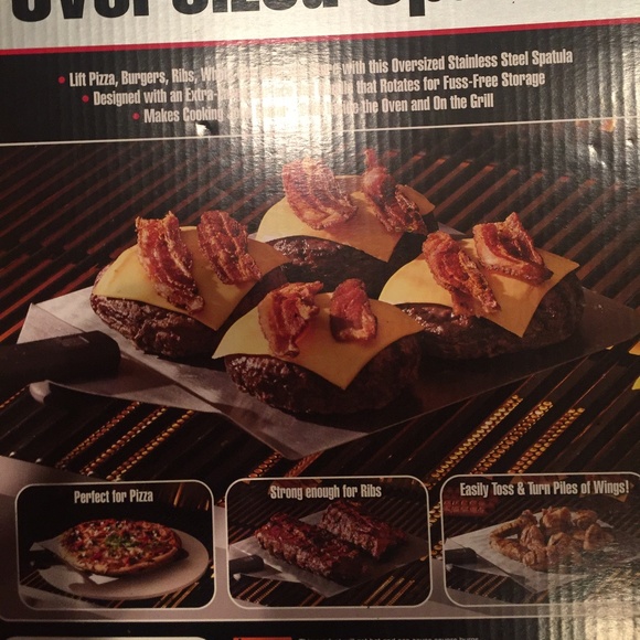 Huge BBQ Spatula & Oversized Corn Holders/Skewers - Picture 3 of 7